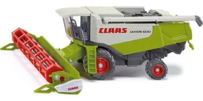 Claas Lexion 600 Combine Harvester Green and Gray 1/50 Diecast Model by Siku - Image 1 of 4