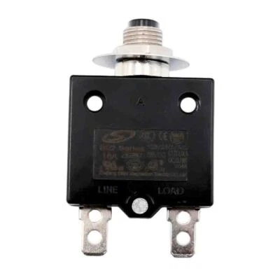 MUELLERSTAR NEW 18 Amp Miniature Push Button Thermal Circuit Breaker 12-50V DC 125-250V AC