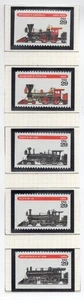 Scott #2847a (2843-47) Steam Locomotives Booklet Set of 5 Stamps - MNH in mounts - Picture 1 of 1