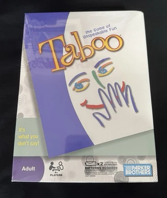 Taboo The Game of Unspeakable Fun Parker Brothers 2009 Brand New Sealed - Image 1 of 4