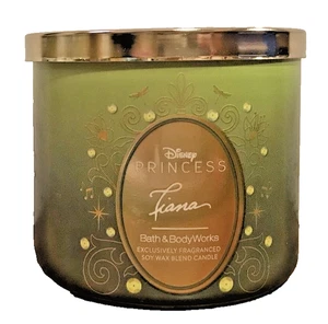 DISNEY PRINCESS TIANA CANDLE LARGE 14.5oz 3 wick Bath Body Works SOY WAX NIB - Picture 1 of 3