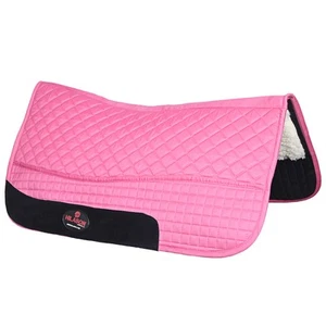 01HI 32 pollici x 36 in HILASON Western sella per cavalli multiuso rosa - Foto 1 di 5