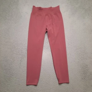 Vuori Rib Studio Leggings Damen Größe Large rosa hoher Bund Fitnessstudio Training 29 x 26 - Bild 1 von 6
