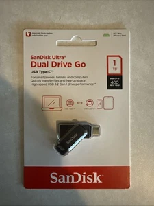 SanDisk Ultra Dual Drive Go 1TB USB Type-A/USB Type-C Flash Drive - Black - Afbeelding 1 van 2