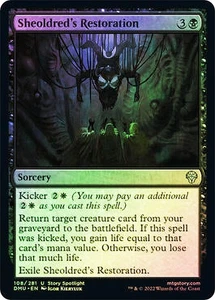 MTG FOIL Sheoldred's Restoration  - Dominaria United #108 - Picture 1 of 1