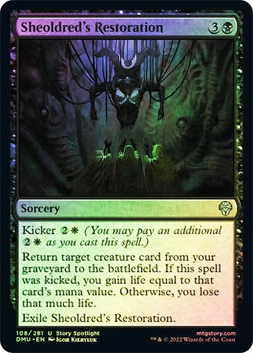 MTG FOIL Sheoldred's Restoration  - Dominaria United #108 - Image 1 of 1
