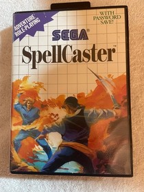 Sega Master System SpellCaster Cartridge Game - Tested/Works - Complete CIB