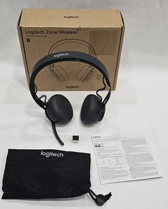 Logitech Zone Wireless Certificato per Microsoft Teams Cuffie Bluetooth, Grafite - Foto 1 di 12