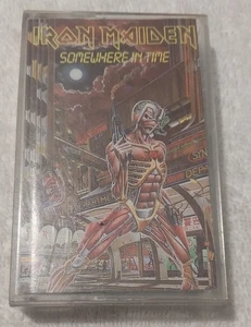 Iron Maiden Somewhere In Time Cassette 1986 EMI Records - Picture 1 of 5