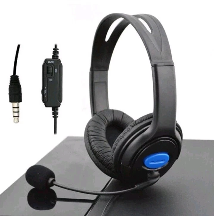 CUFFIE GAMING PER PS4 PC XBOX ONE AURICOLARE CON MICROFONO E CONTROLLO VOLUME - Immagine 1 di 1