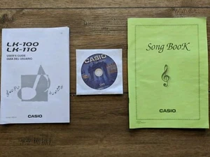 Casio LK100 LK110 Users Guide Keyboard DVD Songbook INS2 - Picture 1 of 5