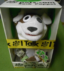 Pets dotcom Dog Sock Puppet - New In Box - 1999 - Picture 1 of 3