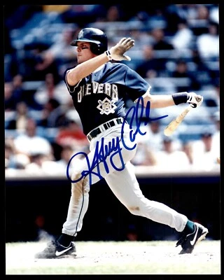 FOTO 8X10 FIRMADA POR JEFF CIRILLO - MILWAUKEE BREWERS Foto 1 de 2