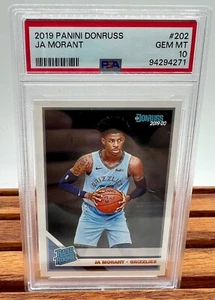 2019-20 Panini Donruss Ja Morant Rated Rookie #202 RC #250/349 PSA 10 Grizzlies - Picture 1 of 4