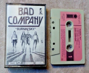 CASSETTE AUDIO MUSIQUE K7 TAPE / BAD COMPAGNY - BURNIN' SKY - ALBUM 1977 - Imagen 1 de 2