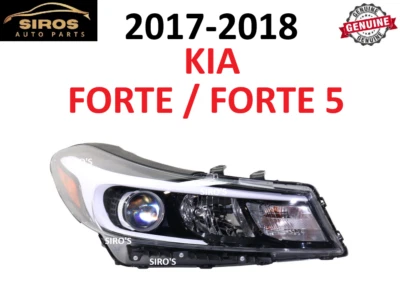 Conjunto de faros halógenos laterales para pasajeros para KIA Forte 2017-2018/5 vehículos OE Foto 1 de 4