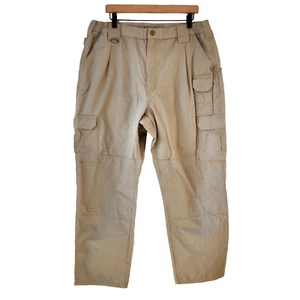 5.11 Tactical Khakis Cotton Canvas Pants 100% Rugged Outdoors Hiking Men's 38x32 - Picture 1 of 9