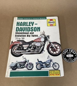 Harley-Davidson Shovelhead & EVO Big Twin Repair Manual, Haynes 2536, 1970-1999 - Picture 1 of 9