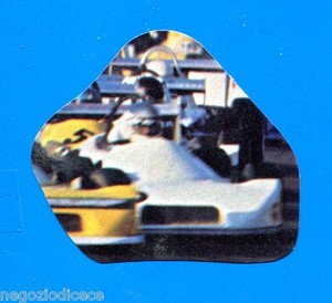 SUPER CAR - Panini 1977 - Figure - Sticker No. 90 - SHAPED FIGURE - Rec