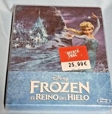 Frozen Blu-Ray FNAC Spain Exclusive Limited Edition OOP Steelbook New and Sealed - Image 1 of 3