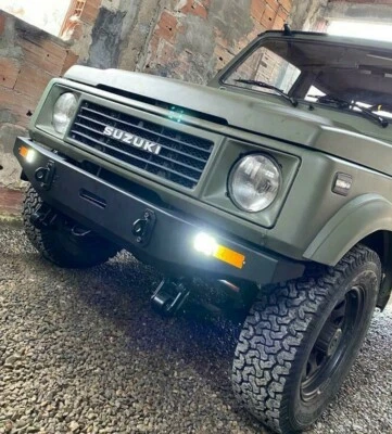 Paraurti Suzuki Samurai Santana Sj 410-413 Uso Gravoso GREZZO DA VERNICIARE - Image 1 of 4