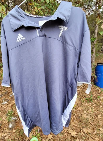 troy state university trojans XL button up shirt adidas great shape Cover
