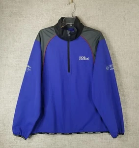 Oscar Jacobson WPS Jacke Herren Large 1/4 Zip Pullover "Sheshan Golf Club" blau - Bild 1 von 11