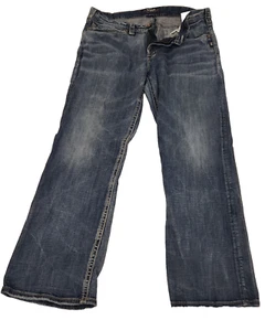 SILVER JEANS CO Herren 38x32 CRAIG Classic Fit Bootcut Stretch Denim Whiskered - Bild 1 von 17