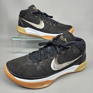 Nike Kobe AD Black Gold Anthracite Gum Soles 2017 922482-009 Basketball Size 9 - Picture 1 of 13