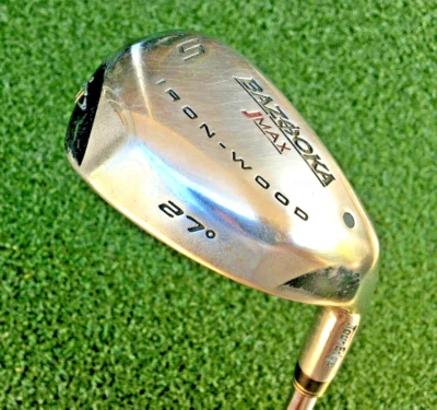 Tour Edge Bazooka JMAX 5 Hybrid 27*  RH / 98g Stiff Steel ~38.5" / Cover /mm9444 - Image 1 of 4