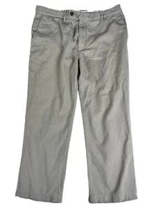 Vineyard Vines Men's Harmon Pants Beige Corduroy Straight Flat Front Size 38X30 - Picture 1 of 12