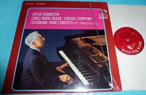 Schumann Piano Concerto, Novelettes Artur Rubinstein, Giulini 1968 RCA Stereo NM - Picture 1 of 2