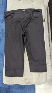 Betsey Johnson Black Zig Zag Crop Leggings Sz XL NWT - Picture 1 of 5