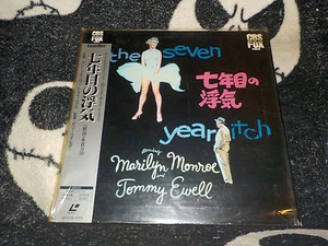 The Seven Year Itch Laserdisc LD Japan +OBI +Insert Marilyn Monroe Free Ship $50 - Picture 1 of 3