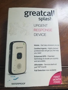 Greatcall Splash Urgent Response Device - Waterproof - New in Box - Picture 1 of 5