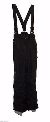 New Ski Snow Pants, Trespass, Coldheat-insulation Black Suspenders  11/12 - Image 1 of 4