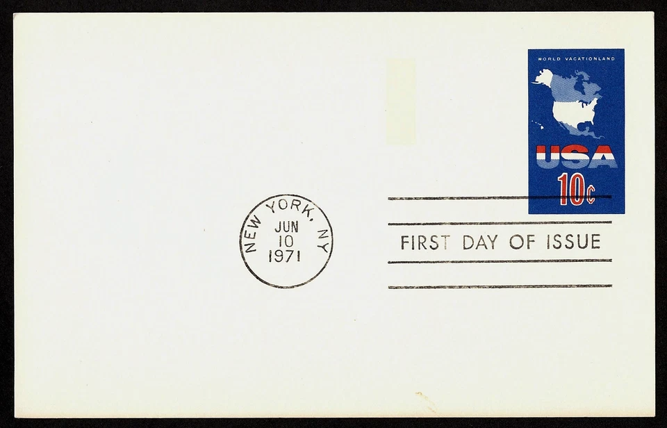 #UX59 10c USA World Vacationland, FDC **ANY 5=FREE SHIPPING** - Image 1 of 1