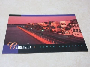 UNUSED POSTCARD - THE EAST BATTERY AT DAWN - CHARLESTON, SOUTH CAROLINA - Picture 1 of 2