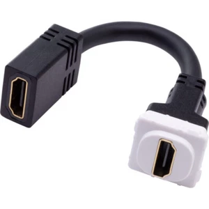 Digitek 10cm Flat Lead Flexible HDMI to HDMI Insert Suit Clipsal Plate 05BC6T - Picture 1 of 1