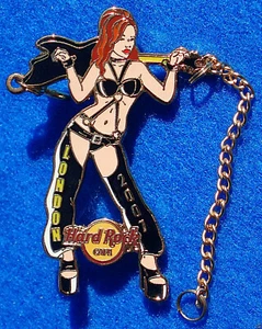 PROTOTIPO LONDON BONDAGE SERIES NIÑA ESPOSAS Y CADENA Hard Rock Café PIN LE - Imagen 1 de 3