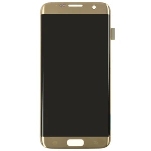 LCD Digitizer Assembly for Samsung Galaxy S7 Edge Gold Platinum Aftermarket Part - Picture 1 of 2