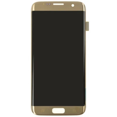 LCD Digitizer Assembly for Samsung Galaxy S7 Edge Gold Platinum Aftermarket Part - Image 1 of 2
