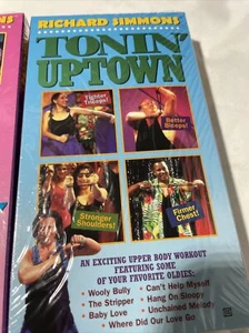 Richard Simmons Tonin' Uptown & Tonin' Downtown (VHS 1996) New SEALED Exercise - Picture 1 of 5