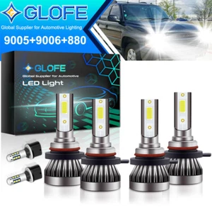 for Chevy Silverado Tahoe 1999-2006 9005+9006 LED Headlight+ 880 Fog light Kit - Bild 1 von 8