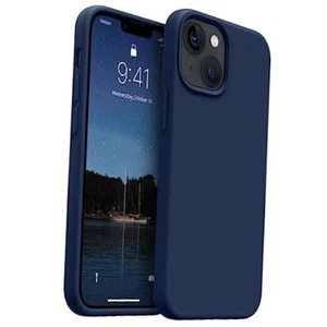 Shockproof Designed for iPhone 13 Mini Case, Food Grade Silicone Navy Blue - Picture 1 of 7