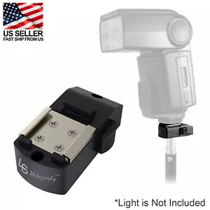x1 Flash Hot Shoe Adaptador Soporte Botón Bloqueo con Hilo Hembra de 1/4" - Imagen 1 de 5