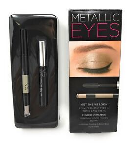 Victoria's Secret Metallic Eyes Mascara Shadow & Liner Kit Set