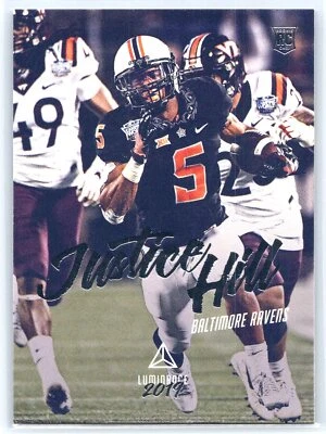 Justice Hill 2019 Panini Luminance #157 Rookie - Image 1 of 2