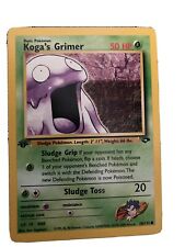 Pokémon TCG Koga's Grimer Gym Challenge 78 Regular 1st Edition Common Near Mint