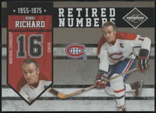 2010/11 Panini Limited HENRI RICHARD "RETIRED NUMBERS" Foil Card #042/199